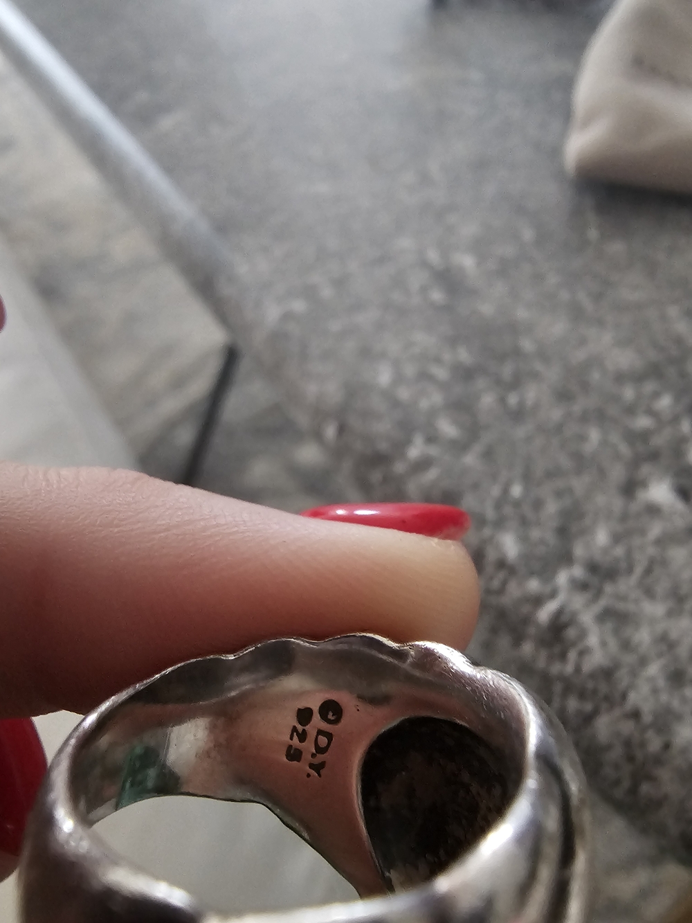 David Yurman Sterling Silver Dome Ring - Silver - Picture 5 of 6